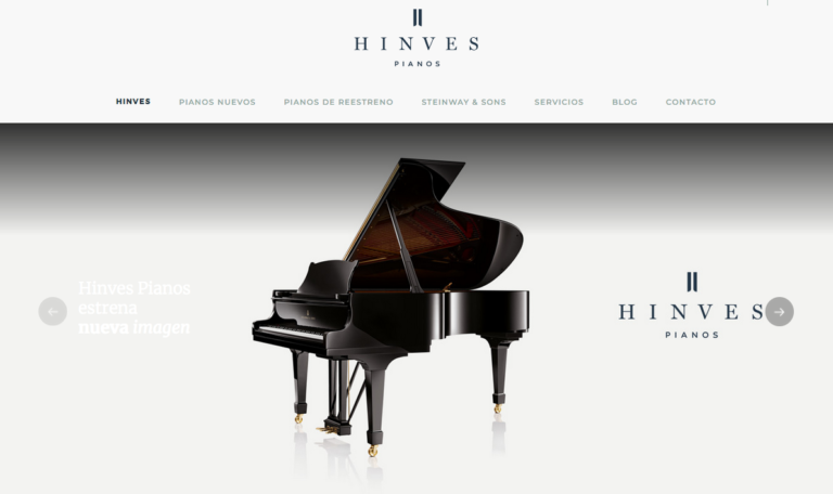 En Hinves Pianos estamos de celebración, estrenamos nueva web