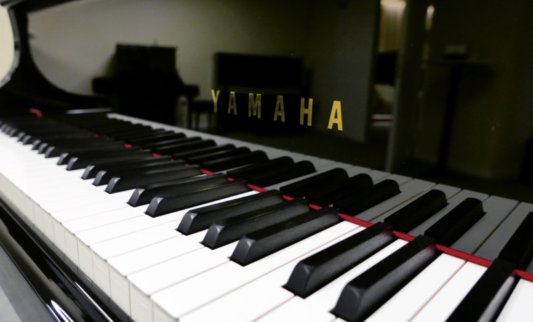 piano de cola Yamaha C5X #6515402 teclado teclas marca