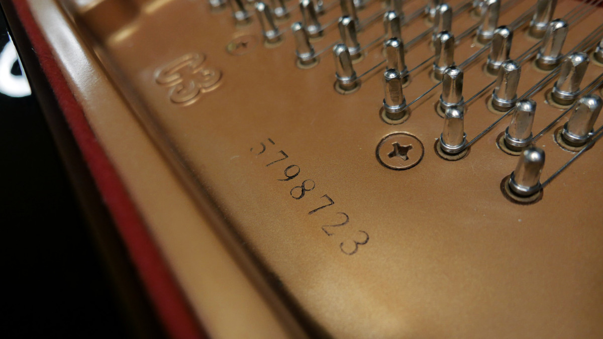 piano de cola Yamaha C3 Silent #5798723 numero de serie modelo clavijero clavijas