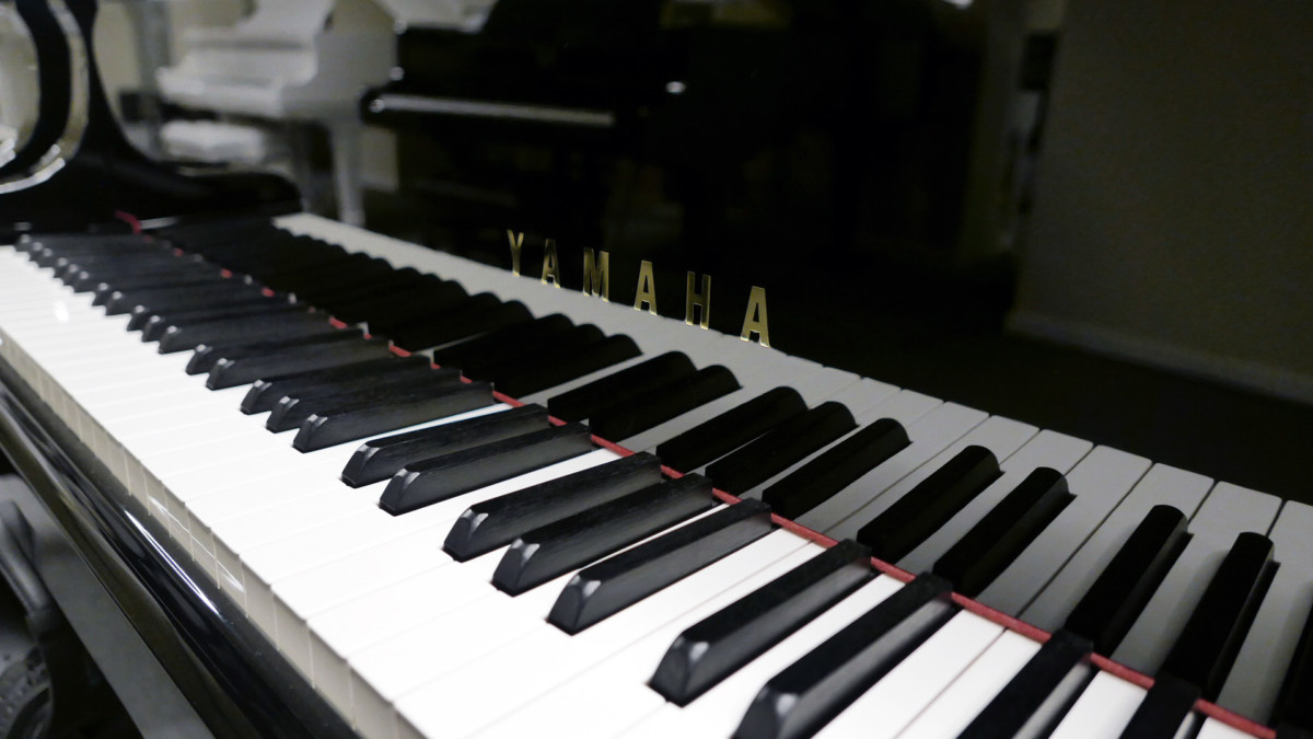 piano de cola Yamaha C3 Silent #5798723 teclado teclas