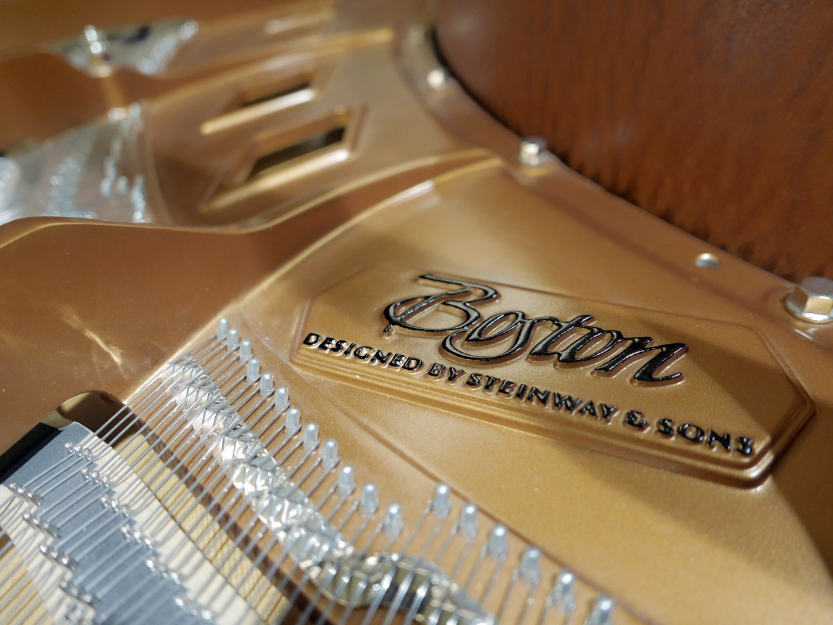 piano de cola Boston GP178 silent #196278 marca firma sello interior