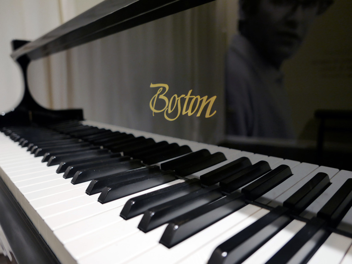 piano de cola Boston GP178 silent #196278 teclas teclado marca