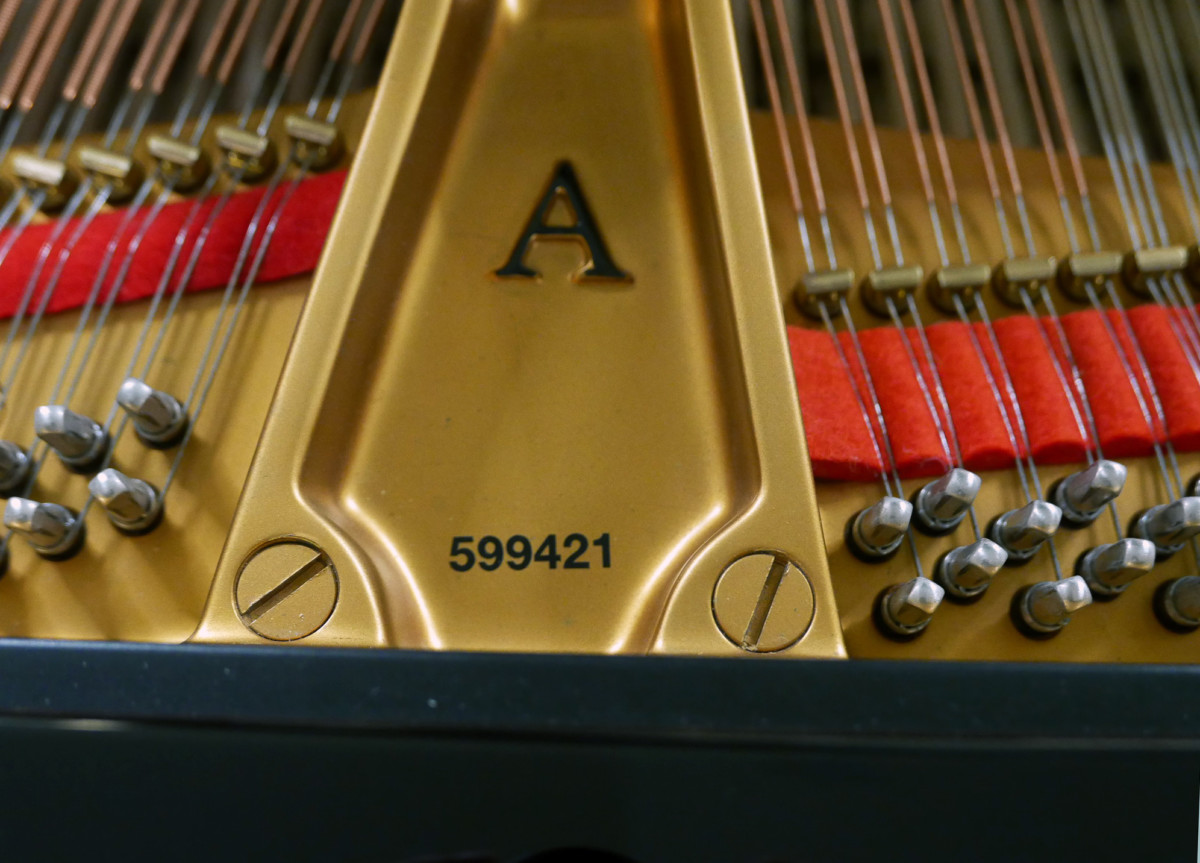 piano de cola Steinway & Sons A188 #599421 modelo numero de serie