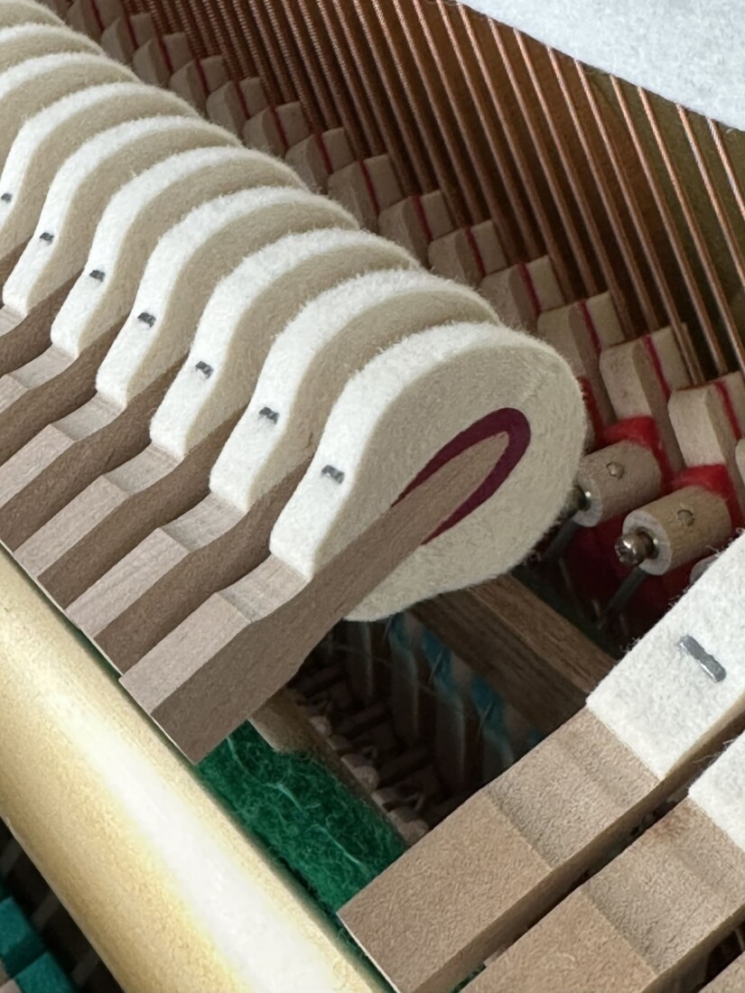 Yamaha YU1 Nº5881212 detalle macillos