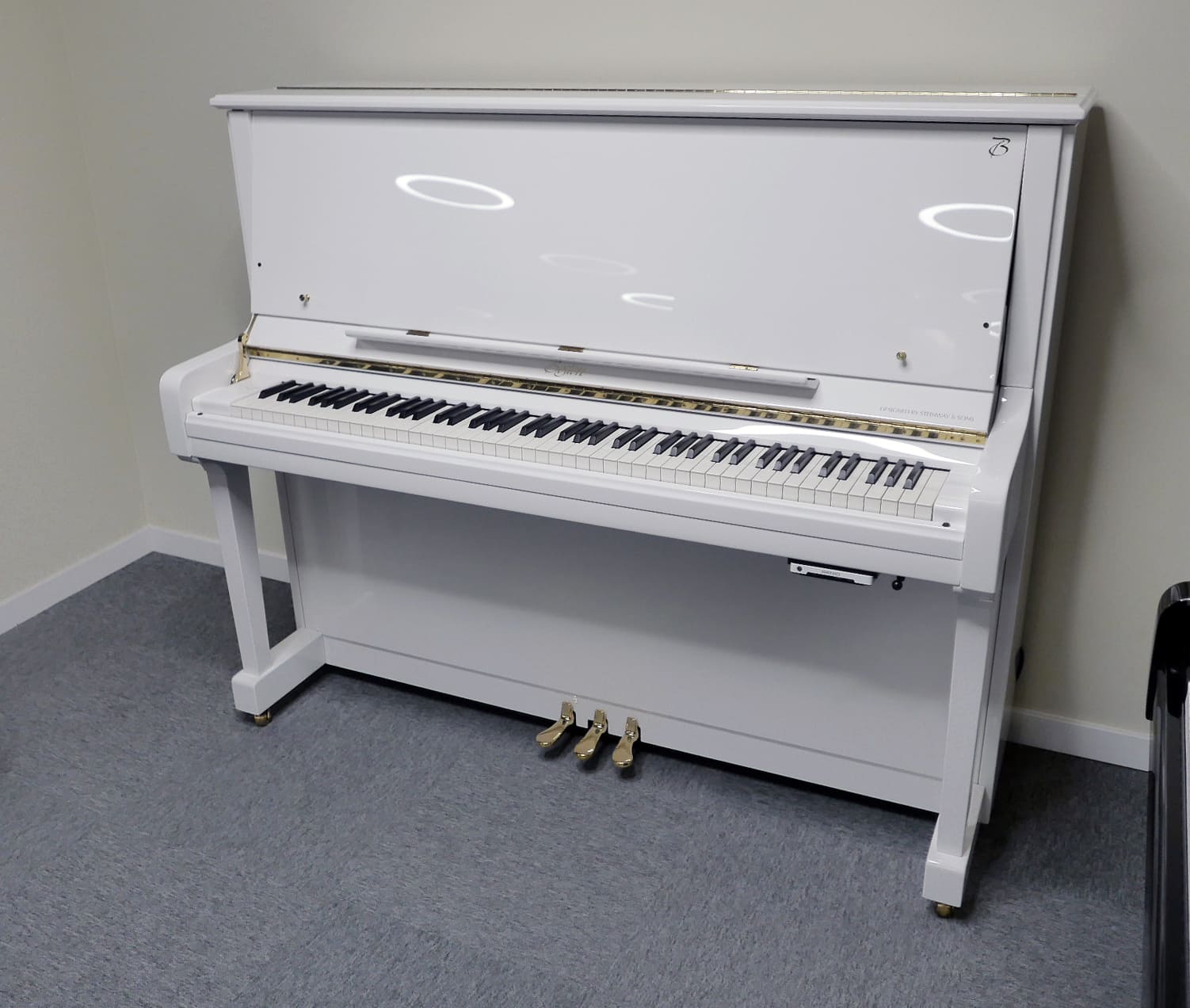 Boston UP126 Silent blanco RAL9003 #200313 outlet vista general tapa abierta